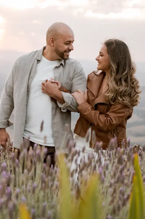 Kassia e Junior, ensaio de casal