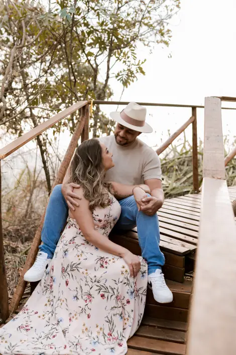 Kassia e Junior, ensaio de casal