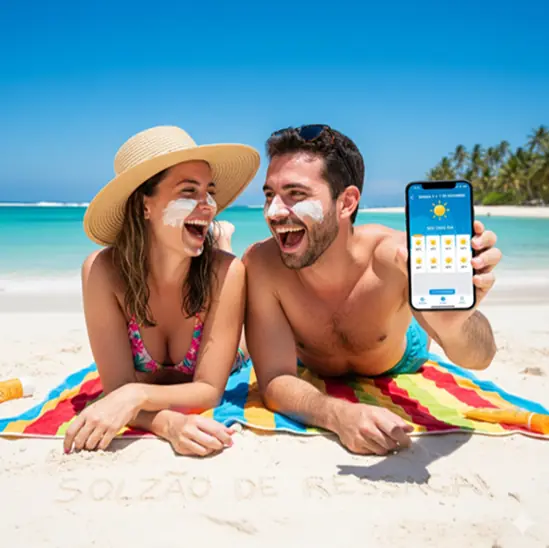 Sol todo dia para o casal voltar com aquele bronze invejável